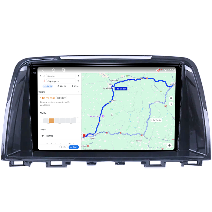 Navigatie dedicata Mazda 6 III 2012-2017, 4GB RAM 32GB ROM, Octacore, Android 14, Display QLED 1K 9", DSP, Carplay&Android Auto, SIM 4G, Bluetooth, Ventilator Activ [5]