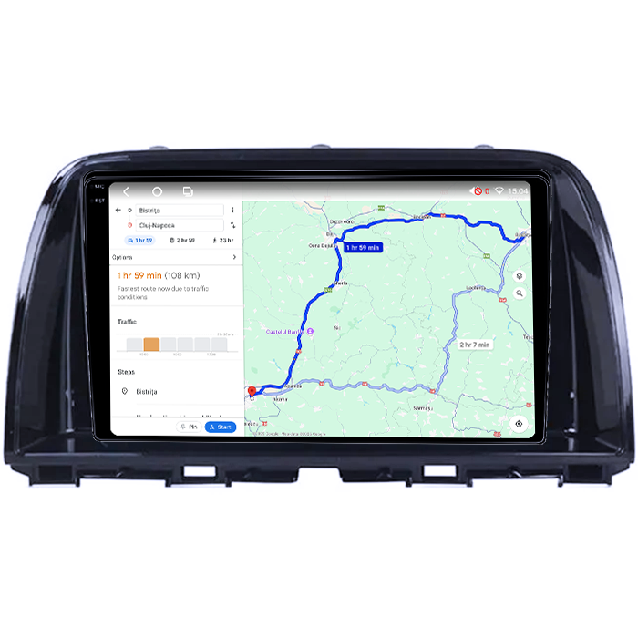 Navigatie dedicata Mazda 6 III 2012-2017, 4GB RAM 64GB ROM, Octacore, Android 14, Display QLED 1K 9", Carplay&Android Auto, SIM 4G, Ventilator Activ [4]
