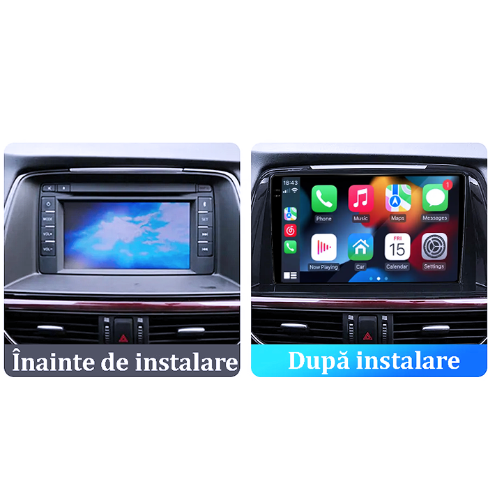 Navigatie dedicata Mazda 6 III 2012-2017, 4GB RAM 64GB ROM, Procesor Qualcomm Octacore, Android 14, Rezolutie 2K, Display QLED 9", DSP, Carplay&Android Auto, SIM 4G [6]