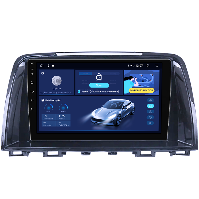 Navigatie dedicata Mazda 6 III 2012-2017, 8GB RAM 128GB ROM, Octacore, Platforma TS18, Android 14, Display QLED 9”, Suporta camera 360º, DSP, Carplay&Android Auto, SIM 4G, Ventilator Activ [1]