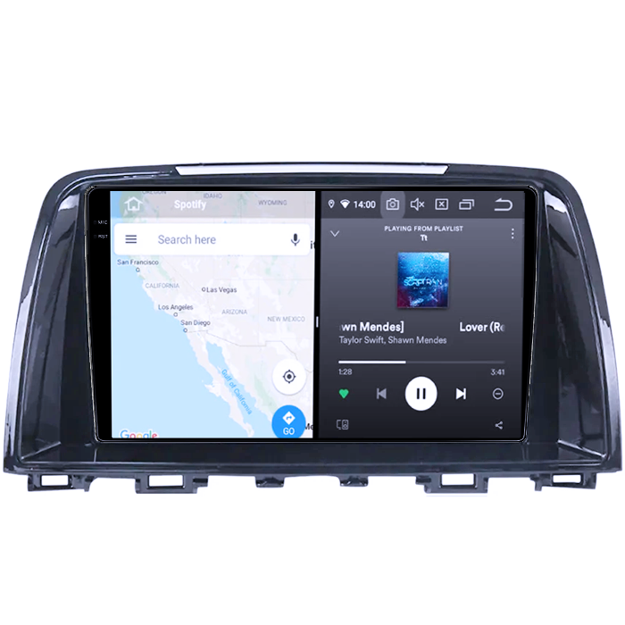 Navigatie dedicata Mazda 6 III 2012-2017, 8GB RAM 128GB ROM, Octacore, Platforma TS18, Android 14, Display QLED 9”, Suporta camera 360º, DSP, Carplay&Android Auto, SIM 4G, Ventilator Activ [3]