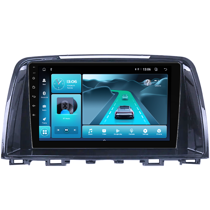 Navigatie dedicata Mazda 6 III 2012-2017, 8GB RAM 128GB ROM, Octacore, Platforma TS18, Android 14, Display QLED 9”, Suporta camera 360º, DSP, Carplay&Android Auto, SIM 4G, Ventilator Activ [2]