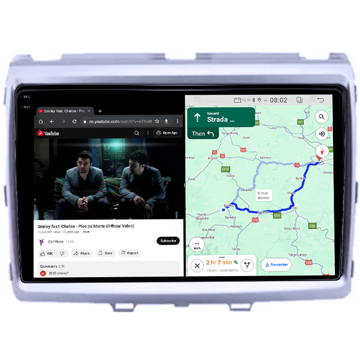 Navigatie dedicata Mazda 8 2011, 4GB RAM 64GB ROM, Quadcore, Android 14, Display QLED 1K, 9", DSP, Carplay&Android Auto, Suport camere AHD [5]