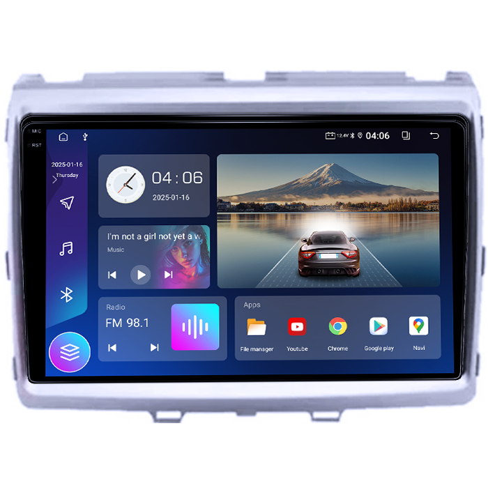 Navigatie dedicata Mazda 8 2011, 4GB RAM 64GB ROM, Quadcore, Android 14, Display QLED 1K, 9", DSP, Carplay&Android Auto, Suport camere AHD [2]