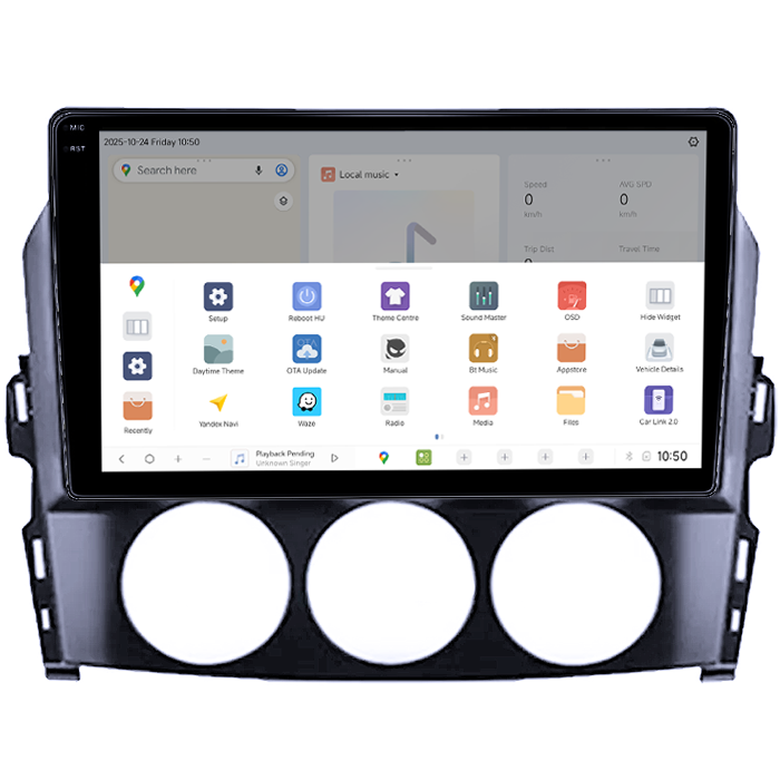 Navigatie dedicata Mazda MX-5 2008-2015, DUDU3, 4GB RAM 64GB ROM, Octacore, Platforma 8581, Android, Display QLED 9", DSP, Carplay&AndroidAuto [3]