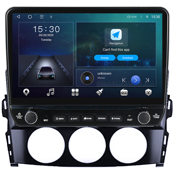 Navigatie dedicata Mazda MX-5 2008-2015 Tesla cu butoane rotative model 2024, 4GB RAM 64GB ROM, Procesor Quadcore, Android 14, Display QLED 10", DSP, Carplay&Android Auto [6]