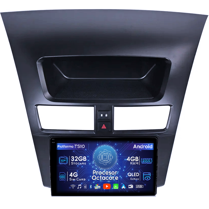 Navigatie dedicata Mazda BT-50 2011-2020, 4GB RAM 32GB ROM, Octacore, Android 14, Display QLED 1K 9", DSP, Carplay&Android Auto, SIM 4G, Bluetooth, Ventilator Activ [1]
