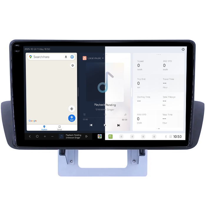 Navigatie dedicata Mazda BT-50 2012-2018, DUDU3, 4GB RAM 64GB ROM, Octacore, Platforma 8581, Android, Display QLED 9", DSP, Carplay&AndroidAuto [2]