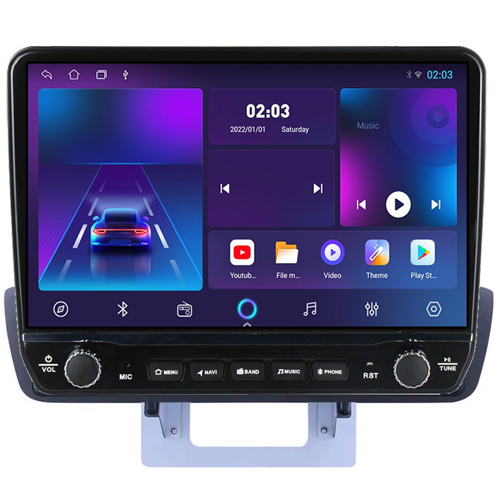 Navigatie dedicata Mazda BT50 2012-2018 Tesla cu butoane rotative model 2024, 4GB RAM 64GB ROM, Procesor Quadcore, Android 14, Display QLED 10", DSP, Carplay&Android Auto - [6]