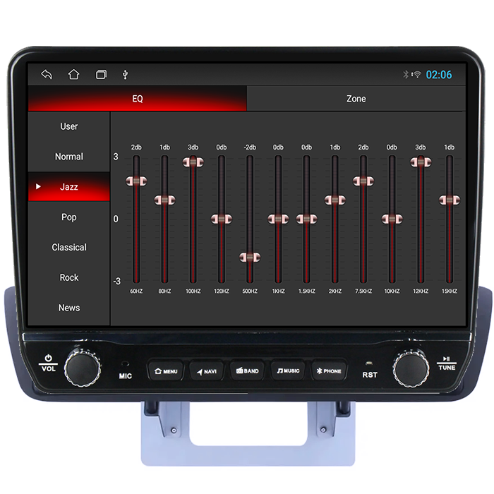 Navigatie dedicata Mazda BT50 2012-2018 Tesla cu butoane rotative model 2024, 4GB RAM 64GB ROM, Procesor Quadcore, Android 14, Display QLED 10", DSP, Carplay&Android Auto - [3]