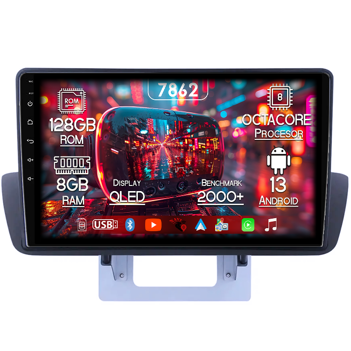 Navigatie dedicata Mazda BT-50 2012-2018, 8GB RAM 128GB ROM, Octacore, Platforma 7862,Android 13, Display QLED 9”, Suporta camera 360º, DSP, Carplay&Android Auto, SIM 4G, Ventilator Activ [1]