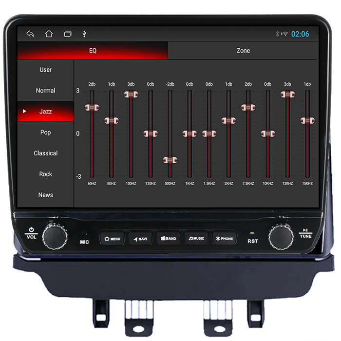 Navigatie dedicata Mazda 2 CX 3 2014-2019 Tesla cu butoane rotative model 2024, 4GB RAM 64GB ROM, Procesor Quadcore, Android 14, Display QLED 10", DSP, Carplay&Android Auto [2]