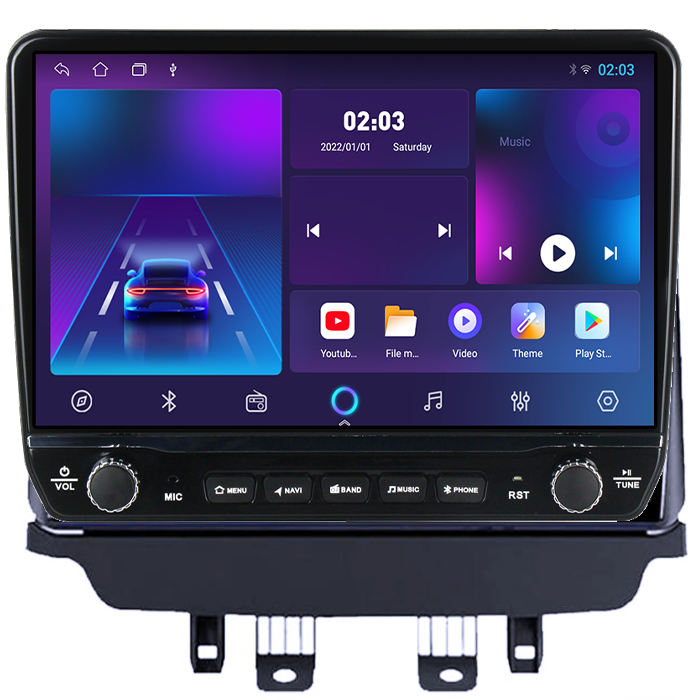 Navigatie dedicata Mazda 2 CX 3 2014-2019 Tesla cu butoane rotative model 2024, 4GB RAM 64GB ROM, Procesor Quadcore, Android 14, Display QLED 10", DSP, Carplay&Android Auto [5]