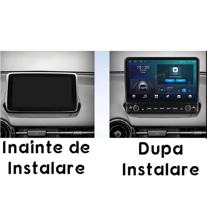 Navigatie dedicata Mazda 2 CX 3 2014-2019 Tesla cu butoane rotative model 2024, 4GB RAM 64GB ROM, Procesor Quadcore, Android 14, Display QLED 10", DSP, Carplay&Android Auto [7]