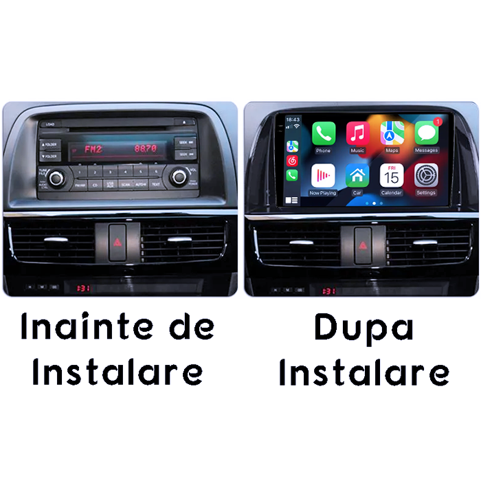 Navigatie dedicata Mazda CX-5 2012-2015, 4GB RAM 64GB ROM, Procesor Qualcomm Octacore, Android 14, Rezolutie 2K, Display QLED 9", DSP, Carplay&Android Auto, SIM 4G [5]