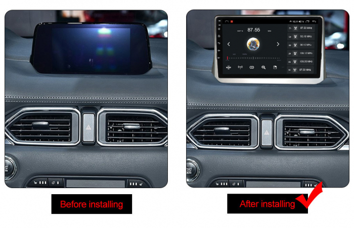 (Resigilata) Navigatie dedicata Mazda CX-5 2017-2018, 2GB RAM 32GB ROM, Quad Core, Display 9" IPS Full HD, Carplay, Android 13, Bluetooth, Magazin Play, Suport camere AHD [5]