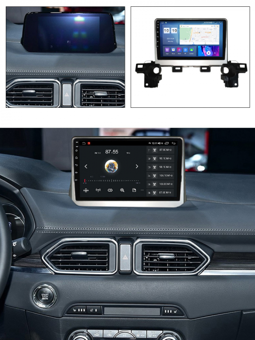 (Resigilata) Navigatie dedicata Mazda CX-5 2017-2018, 2GB RAM 32GB ROM, Quad Core, Display 9" IPS Full HD, Carplay, Android 13, Bluetooth, Magazin Play, Suport camere AHD [7]