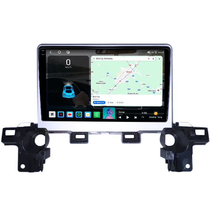 Navigatie dedicata Mazda CX-5 2017-2018, 4GB RAM 64GB ROM, Octacore, Android 14, Display QLED 1K 9", Carplay&Android Auto, SIM 4G, Ventilator Activ [2]