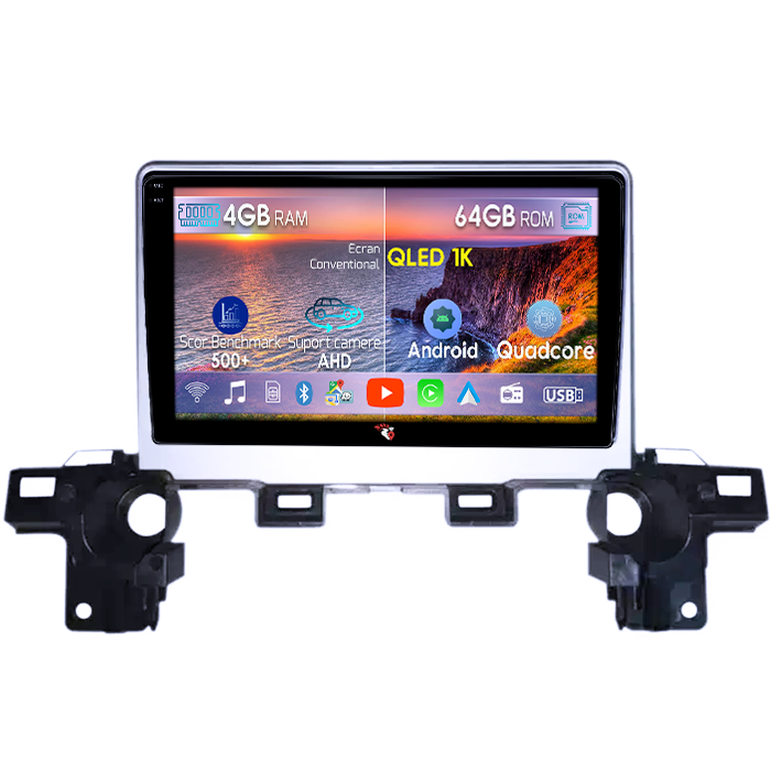 Navigatie dedicata Mazda CX-5 2017-2018, 4GB RAM 64GB ROM, Octacore, Android 14, Display QLED 1K 9", Carplay&Android Auto, SIM 4G, Ventilator Activ [1]