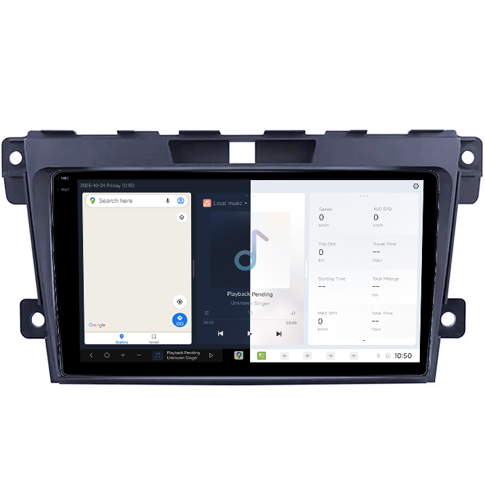 Navigatie dedicata Mazda CX 7 2008-2015, DUDU3, 4GB RAM 64GB ROM, Octacore, Platforma 8581, Android, Display QLED 9", DSP, Carplay&AndroidAuto [2]