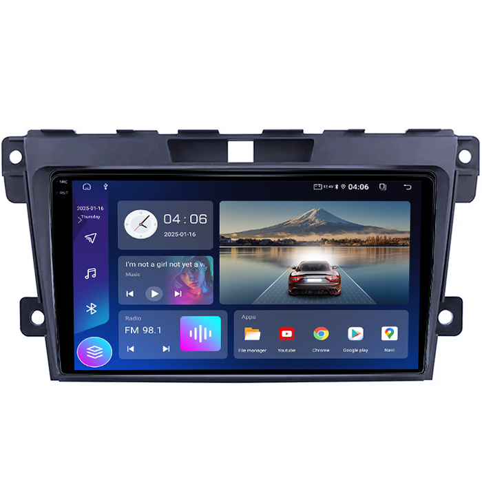 Navigatie dedicata Mazda CX 7 2008-2015, 4GB RAM 64GB ROM, Quad Core, Display 9" QLED 1K, Carplay, Android 14, Bluetooth, Magazin Play, Suport Camere AHD [4]