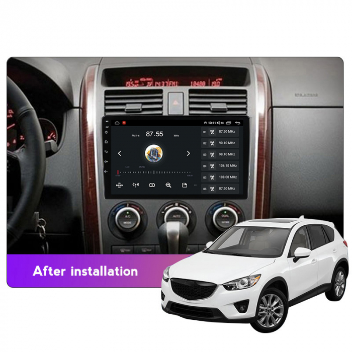 (Resigilata) Navigatie dedicata Mazda CX-9 2006-2016, 2GB RAM 32GB ROM, Quad Core, Display 10" IPS Full HD, Carplay, Android 13, Bluetooth, Magazin Play, Suport camere AHD [3]