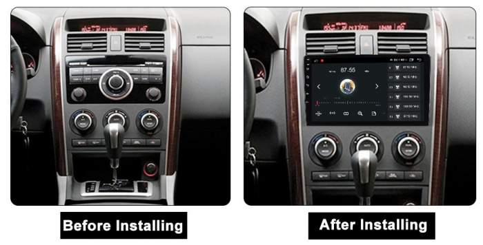 (Resigilata) Navigatie dedicata Mazda CX-9 2006-2016, 2GB RAM 32GB ROM, Quad Core, Display 10" IPS Full HD, Carplay, Android 13, Bluetooth, Magazin Play, Suport camere AHD [2]