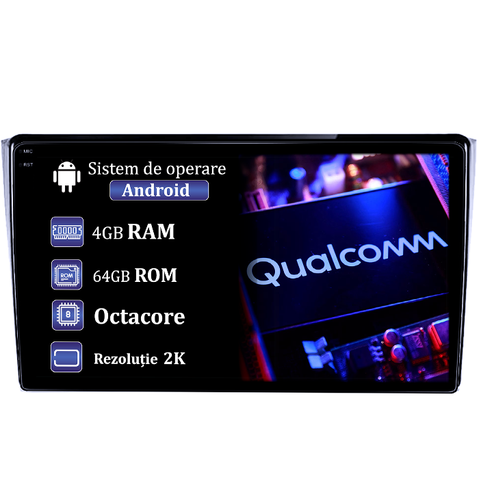 Navigatie dedicata Mazda CX-9 2006-2016, 4GB RAM 64GB ROM, Procesor Qualcomm Octacore, Android 14, Rezolutie 2K, Display QLED 10", DSP, Carplay&Android Auto, SIM 4G [1]