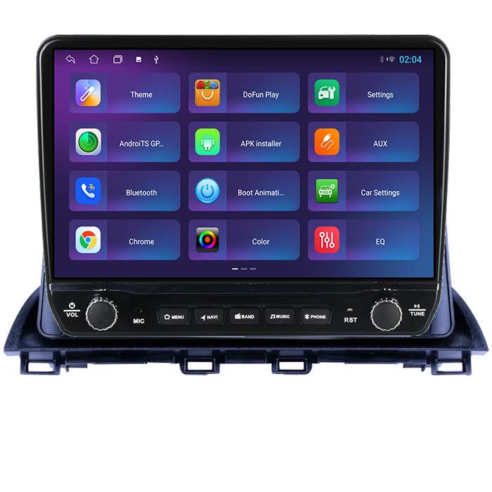 Navigatie dedicata Mazda 3 2013-2019 Tesla cu butoane rotative model 2024, 4GB RAM 64GB ROM, Procesor Quadcore, Android 14, Display QLED 10", DSP, Carplay&Android Auto [4]