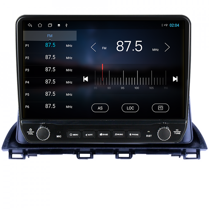 Navigatie dedicata Mazda 3 2013-2019 Tesla cu butoane rotative model 2024, 4GB RAM 64GB ROM, Procesor Quadcore, Android 14, Display QLED 10", DSP, Carplay&Android Auto [3]