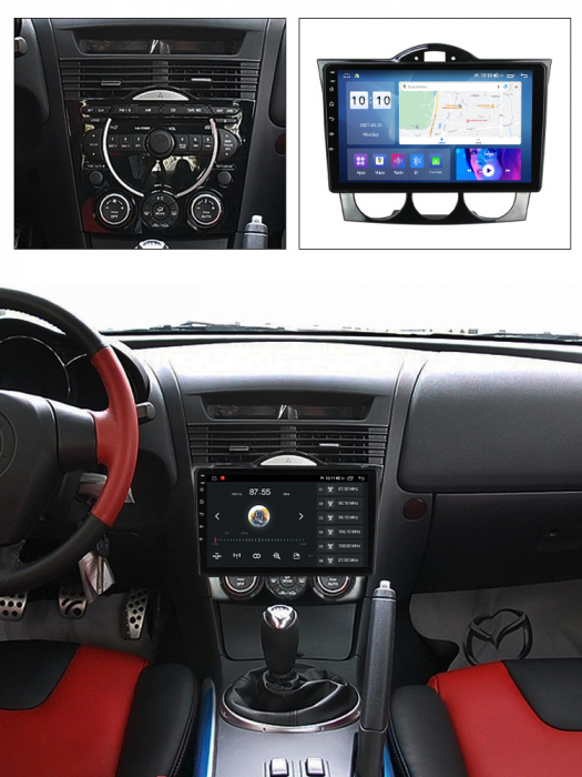 Navigatie dedicata Mazda RX-8 2008-2021, 4GB RAM 64GB ROM, Octacore, Android 13, Display QLED 9", DSP, Carplay, Android Auto, Internet, Youtube, Waze, WIFI, Bluetooth [7]