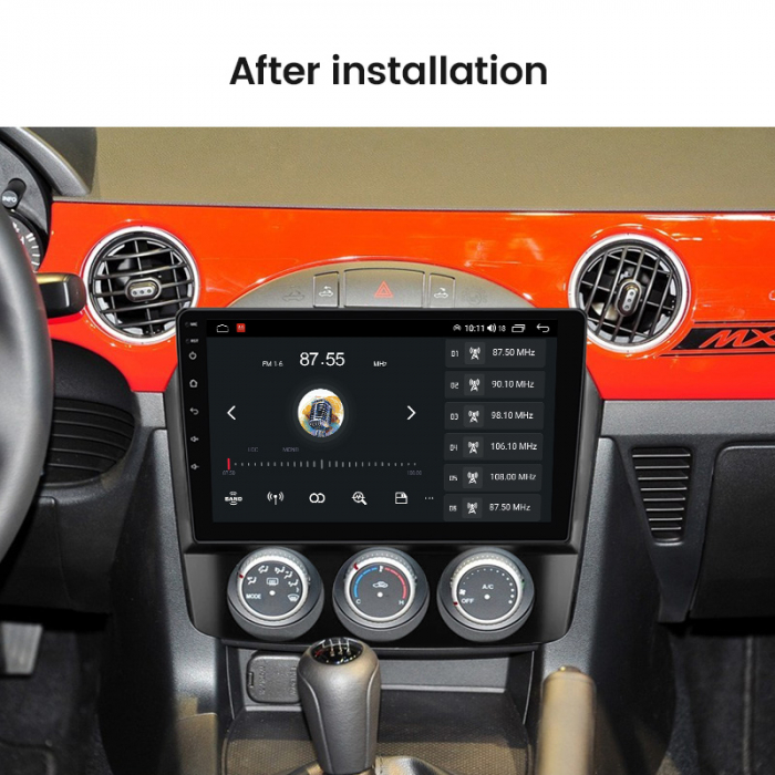 Navigatie dedicata Mazda MX-5 2008-2015, 4GB RAM 64GB ROM, Octacore, Android 13, Display QLED 9", DSP, Carplay, Android Auto, Internet, Youtube, Waze, WIFI, Bluetooth [6]