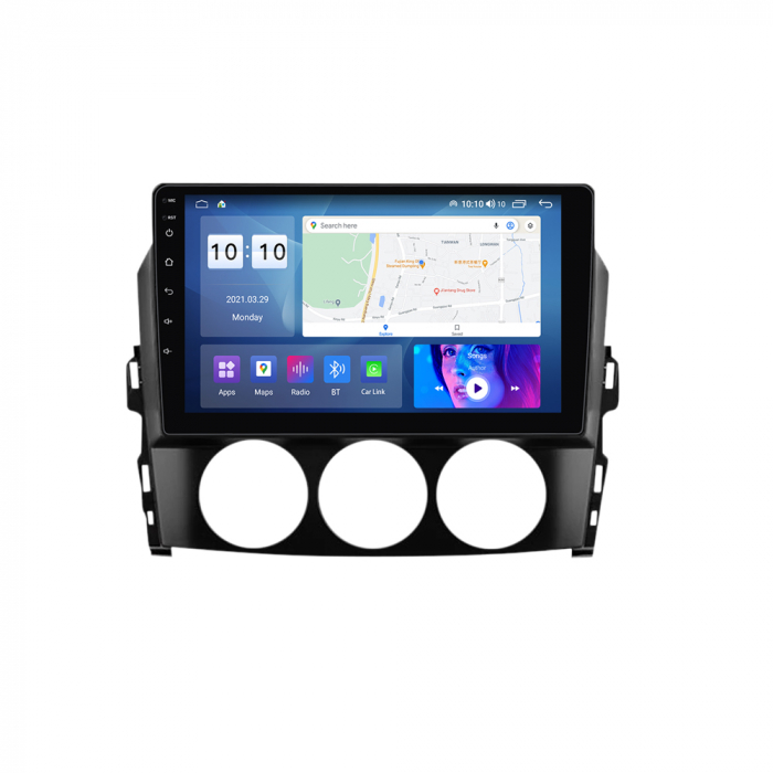 Navigatie dedicata Mazda MX-5 2008-2015, 4GB RAM 64GB ROM, Octacore, Android 13, Display QLED 9", DSP, Carplay, Android Auto, Internet, Youtube, Waze, WIFI, Bluetooth [4]
