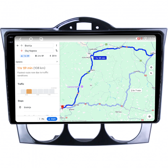 Navigatie dedicata Mazda RX-8 2008-2021, 4GB RAM 64GB ROM, Octacore, Android 14, Display QLED 1K 9", Carplay&Android Auto, SIM 4G, Ventilator Activ [4]