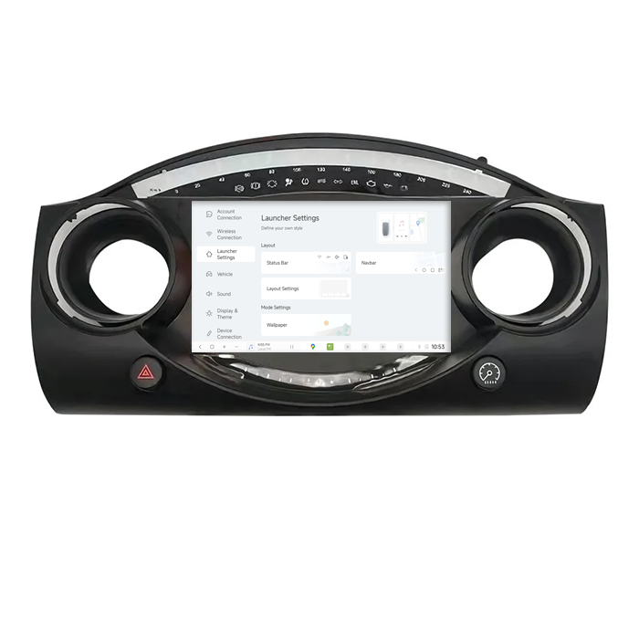 Navigatie dedicata MiniCooper One R50 R52 R53 2001-2008, DUDU3, 4GB RAM 64GB ROM, Octacore, Platforma 8581, Android, Display QLED 9", DSP, Carplay&AndroidAuto [2]