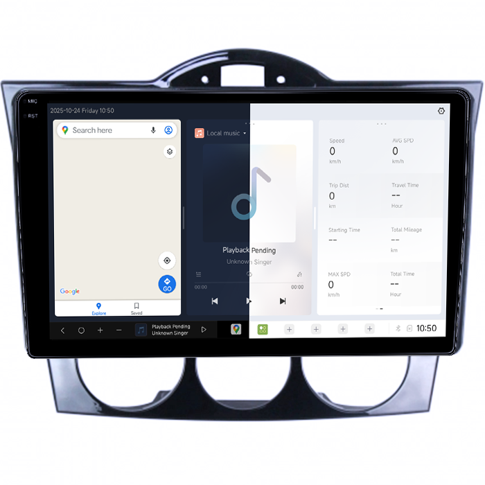 Navigatie dedicata Mazda RX-8 2008-2021, DUDU3, 4GB RAM 64GB ROM, Octacore, Platforma 8581, Android, Display QLED 9", DSP, Carplay&AndroidAuto [2]