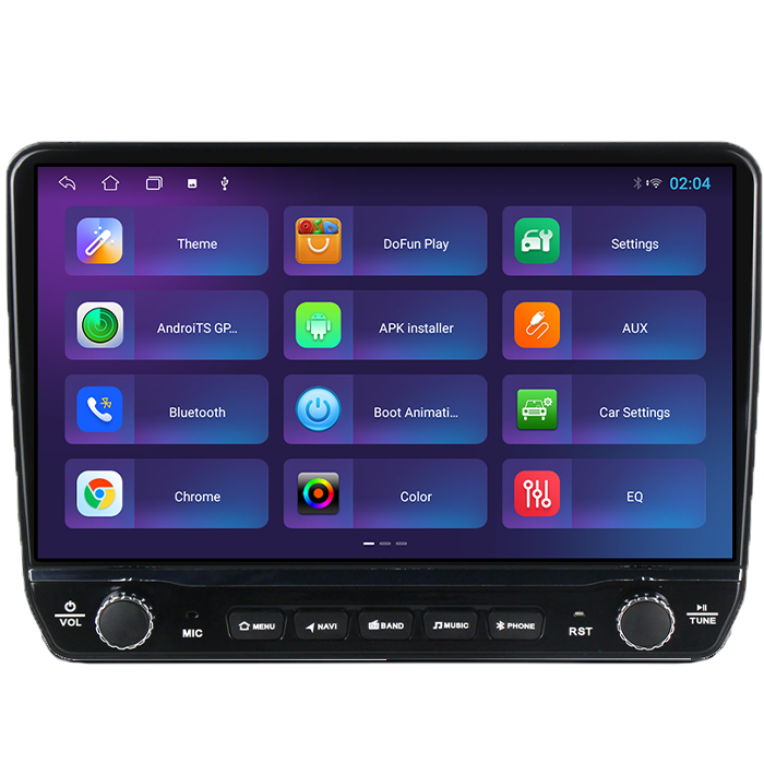 Navigatie dedicata Renault Captur 2020+ Tesla Cu Butoane Rotative Model 2024, ANDROID 13, 10 inch , 8+128GB, Internet, Aplicatii, Waze, GPS [4]