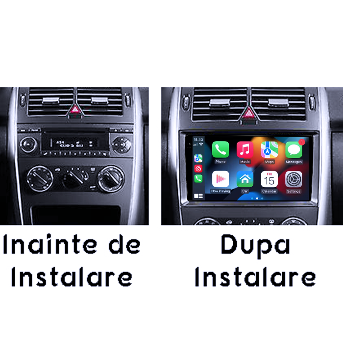 Navigatie dedicata Mercedes-Benz, 12GB RAM 256/512GB ROM, Android 14, Rezolutie 2K, Display QLED 9", DSP, Carplay&Android Auto, SIM 4G, Ventilator Activ, Suport Camere 360 [5]