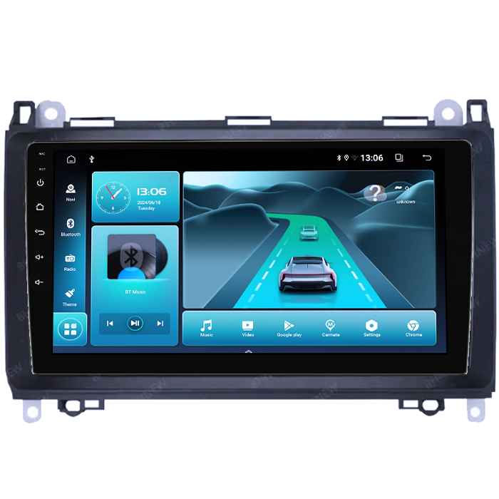 Navigatie dedicata Mercedes-Benz, 4GB RAM 64GB ROM, Octacore, Android 14, Display QLED 9", DSP, Carplay&Android Auto, SIM 4G, Ventilator Activ [2]