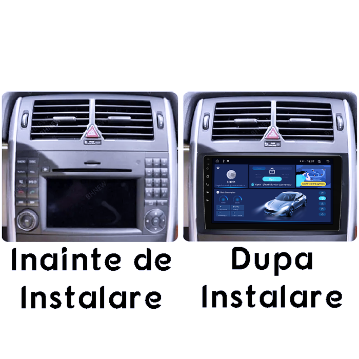 Navigatie dedicata Mercedes-Benz, 4GB RAM 64GB ROM, Octacore, Android 14, Display QLED 9", DSP, Carplay&Android Auto, SIM 4G, Ventilator Activ [4]