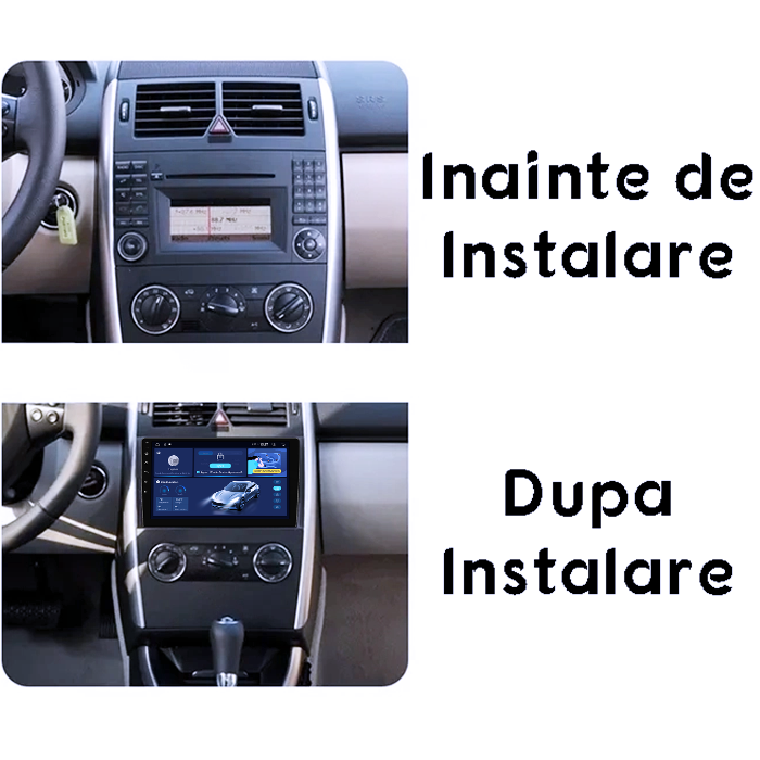 Navigatie dedicata Mercedes-Benz, 4GB RAM 64GB ROM, Procesor Qualcomm Octacore, Android 14, Rezolutie 2K, Display QLED 9", DSP, Carplay&Android Auto, SIM 4G [5]