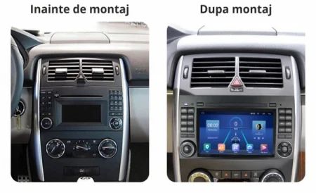 Navigatie dedicata Mercedes-Benz, 4GB RAM 64GB ROM, Quadcore, Android 14, Display QLED  7", DSP, Carplay&Android Auto, Suport camere AHD [4]