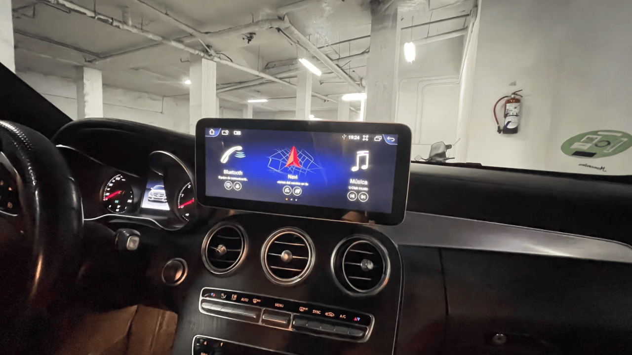 Navigatie dedicata Mercedes Benz 2012-2015 NTG 4.5 platforma Qualcomm Ecran 2k 12.3 inch A GLA CLA G CLS Class NTG4.5 2012-2015 , Octacore 2.0ghz, 8GB RAM 256 ROM CARPLAY -SIM 4G [7]