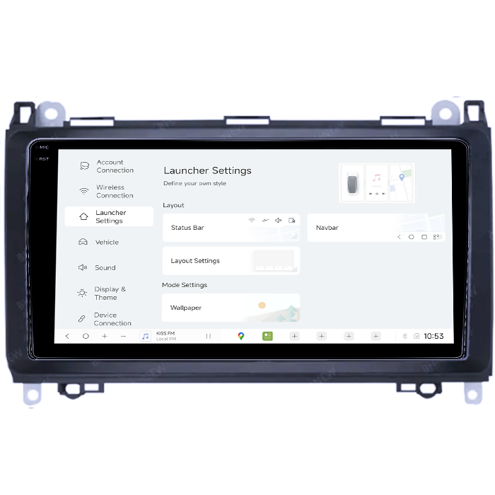 Navigatie dedicata Mercedes-Benz DUDU3, 4GB RAM 64GB ROM, Octacore, Platforma 8581, Android, Display QLED 9", DSP, Carplay&AndroidAuto [4]