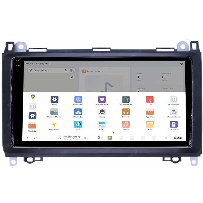 Navigatie dedicata Mercedes-Benz DUDU3, 4GB RAM 64GB ROM, Octacore, Platforma 8581, Android, Display QLED 9", DSP, Carplay&AndroidAuto [2]