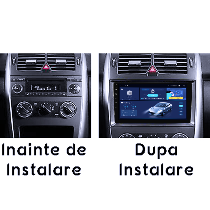 Navigatie dedicata A-Class W169 2004-2012 & B-Class DUDU3, 4GB RAM 64GB ROM, Octacore, Platforma 8581, Android, Display QLED 9", DSP, Carplay&AndroidAuto [6]