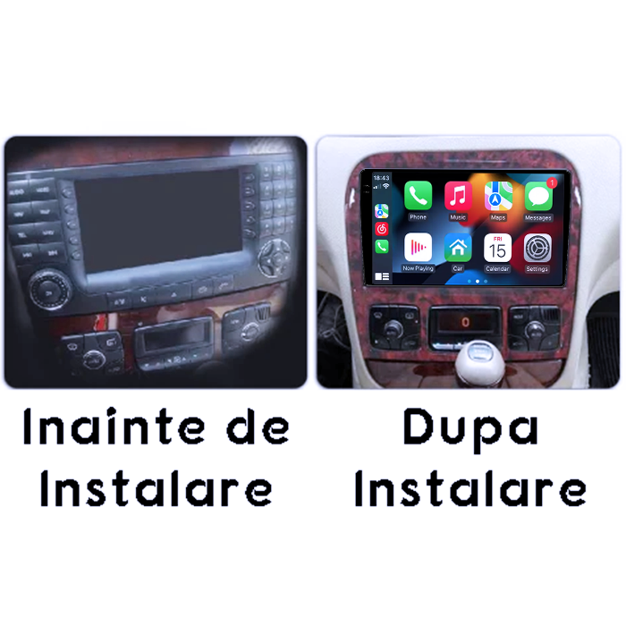 Navigatie dedicata Mercedes-Benz S-class, 4GB RAM 64GB ROM, Octacore, Android 14, Display QLED 1K 9", Carplay&Android Auto, SIM 4G, Ventilator Activ [5]