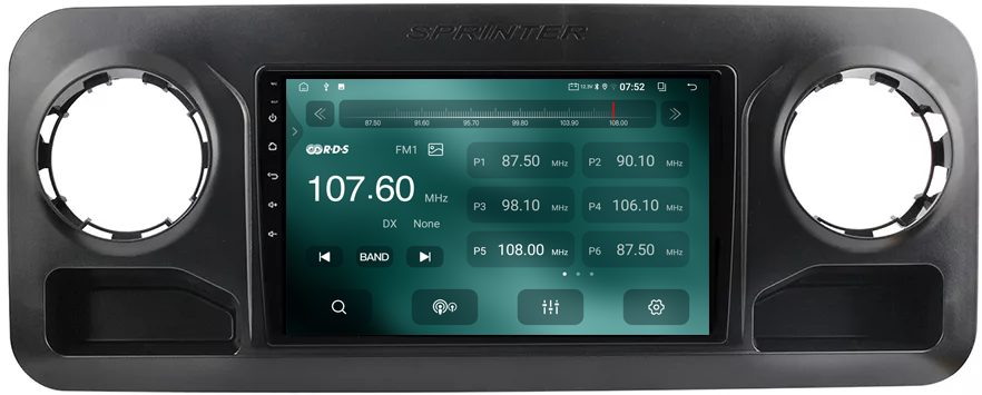 Navigatie dedicata Mercedes Benz Sprinter 2019, 8GB RAM 128GB ROM, Octacore, Platforma TS18, Android 14, Display QLED 9", Suporta camera 360", DSP, Carplay&Android [3]