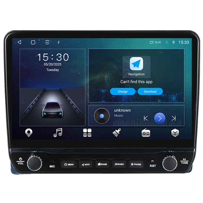 Navigatie dedicata Mercedes-Benz Vito 2003-2006, Tesla cu butoane rotative model 2024, 4GB RAM 64GB ROM, Procesor Quadcore, Android 14, Display QLED 10", DSP, Carplay&Android Auto [4]