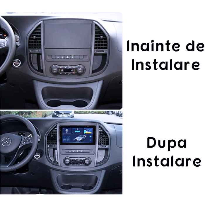 Navigatie dedicata Mercedes Vito 2016-2019 DUDU3, 4GB RAM 64GB ROM, Octacore, Platforma 8581, Android, Display QLED 9", DSP, Carplay&AndroidAuto [6]